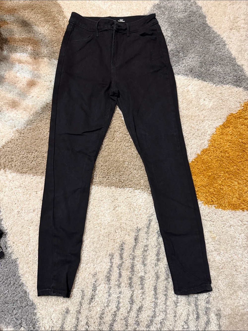 Old Navy Black High-Rise Super-Skinny Pants